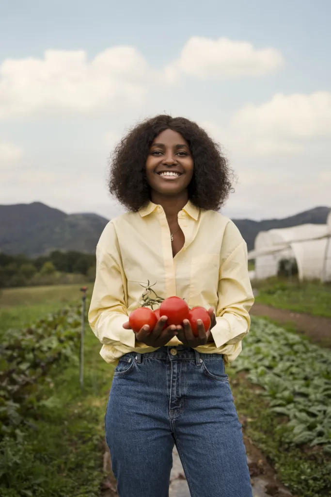 happy farmer